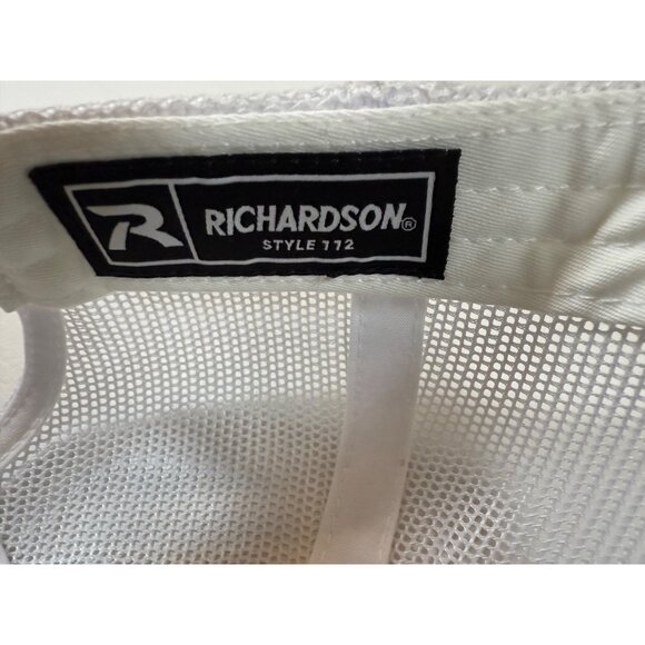 Primos Hunting Richardson 712 Snapback Trucker Hat Black/White Mesh Back - Picture 3 of 6